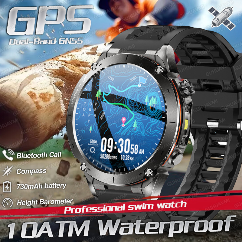 Outdoor Adventure Reservations - Smartwatch 2025 Adventure GPS Ultimate Military