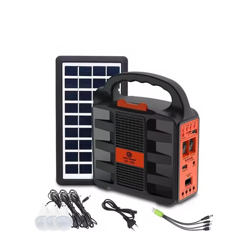 Emergency Radio Solar - P-396, LED-owa lampa solarna, z radiem