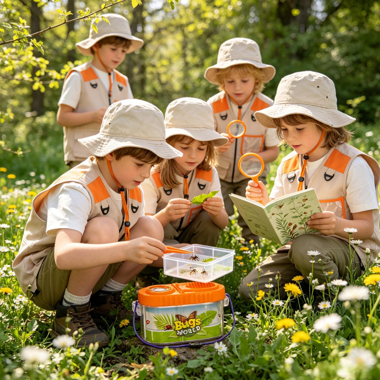 Outdoor Adventure Boys - Zestaw przygodowy dla dzieci z lupą