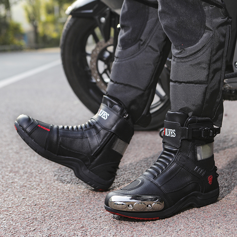 Outdoor Adventure Brand - Odpornie na zużycie buty motocyklowe, antypoślizgowe