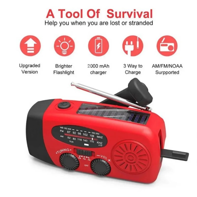 Wielofunkcyjne radio solarno-r – Emergency Radio Solar recenzja i cena