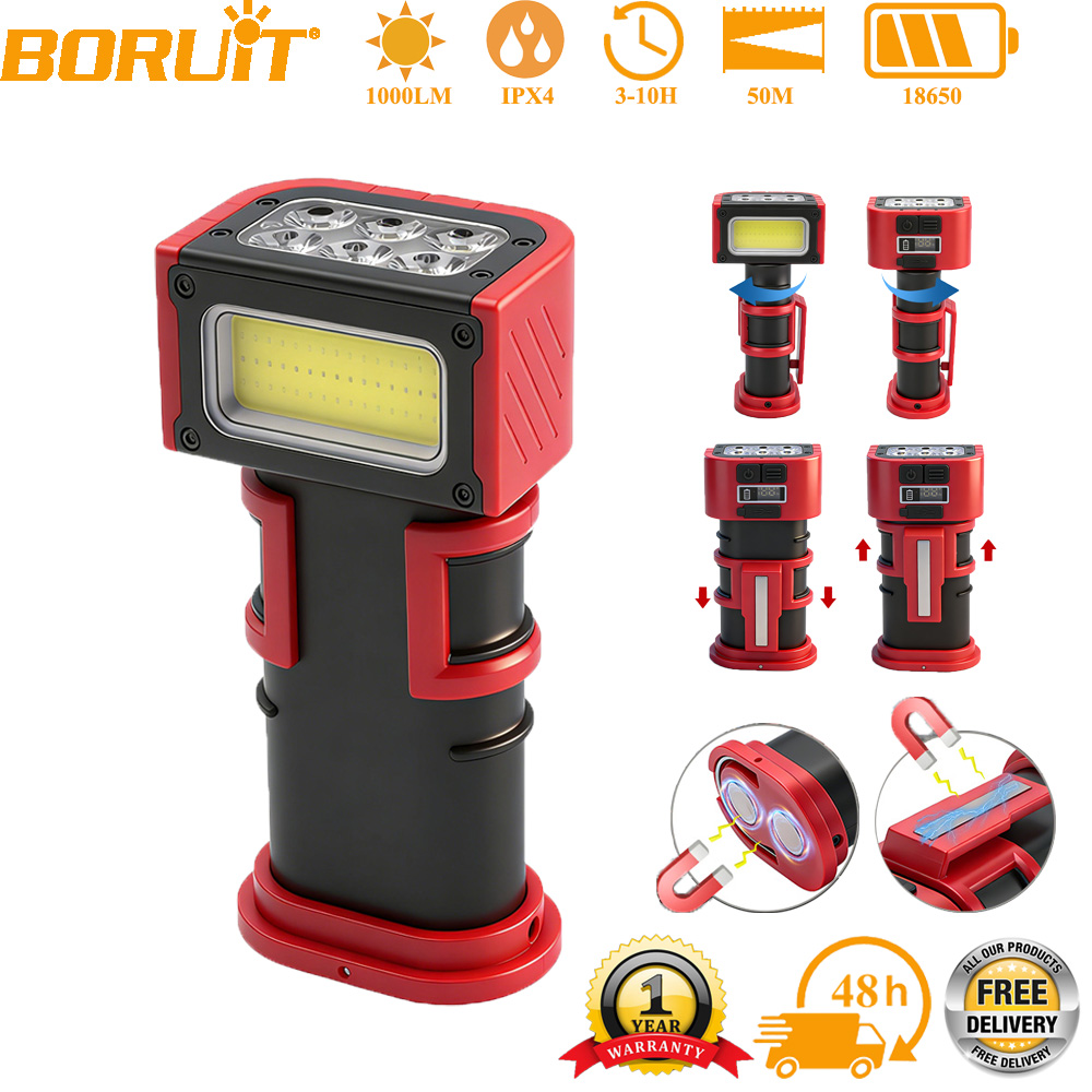 BORUiT COB LED Lampa Robocza 1 – Outdoor Adventure Camp recenzja i cena