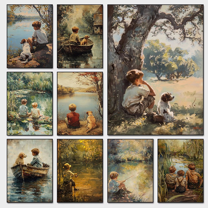 Plakat w stylu vintage do poko – Outdoor Adventure Boys recenzja i cena