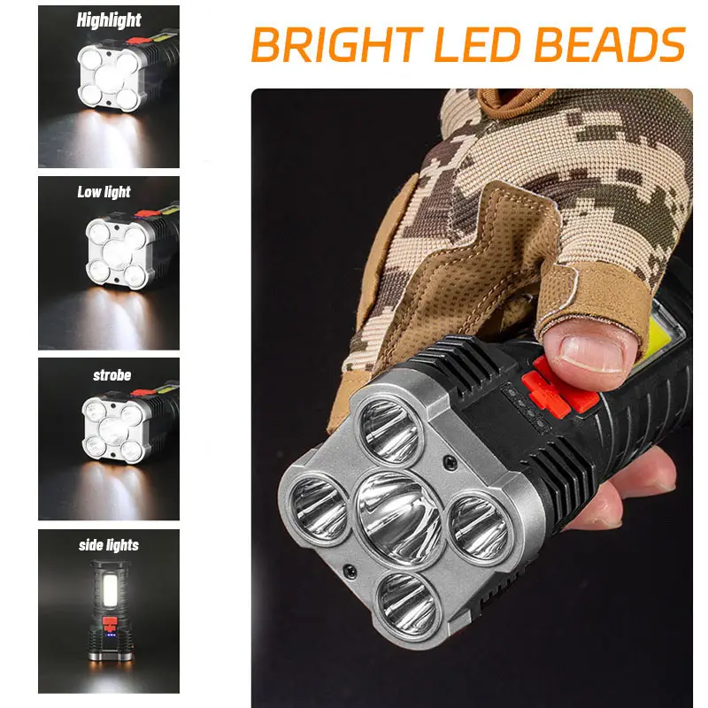 Latarka LED o dużej mocy z 5 d – Outdoor Adventure Camp recenzja i cena