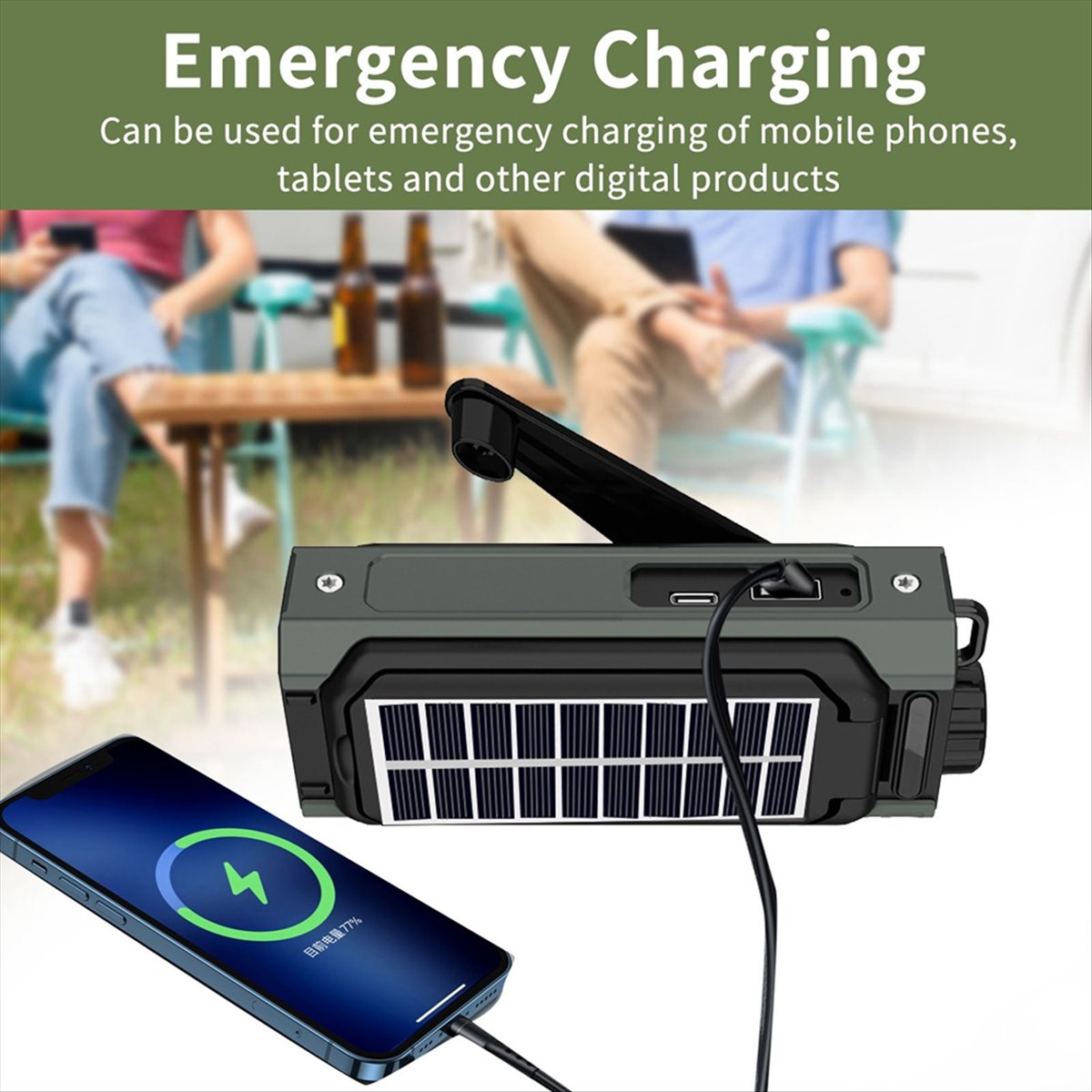 Przenośne radio solarny A26Z,  – Emergency Radio Solar recenzja i cena