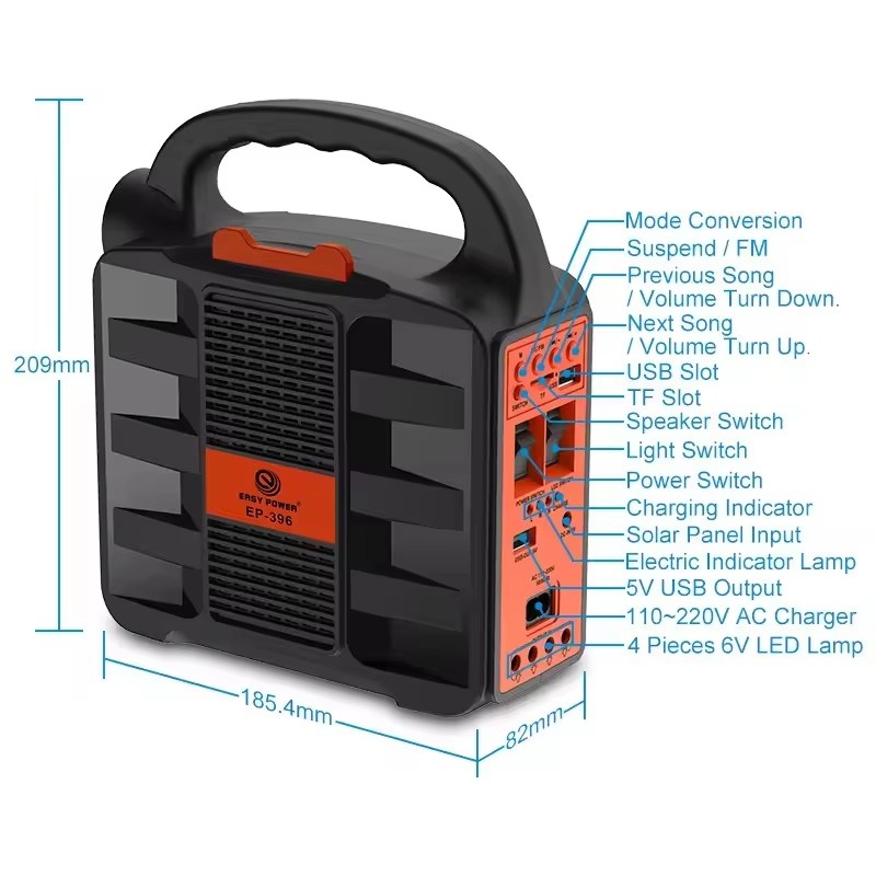 P-396, LED-owa lampa solarna,  – Emergency Radio Solar recenzja i cena